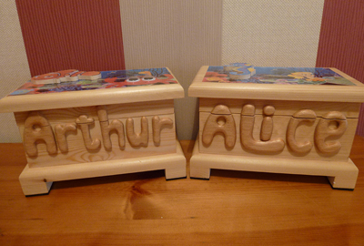 Sea and fish themed boxes