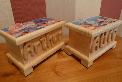 Sea and fish themed boxes