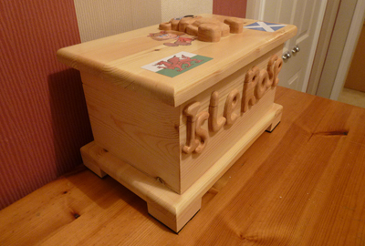 Welsh and Scottish Teddy Bear themed box