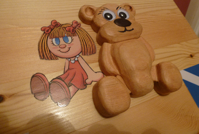 Welsh and Scottish Teddy Bear themed box