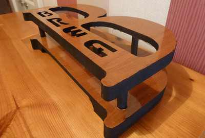 Personalised free standing or wall LED lights