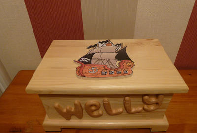 Welly's 'pirate' themed box