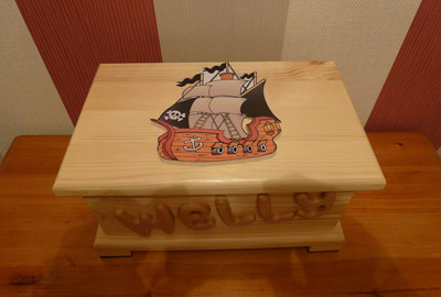 Welly's 'pirate' themed box